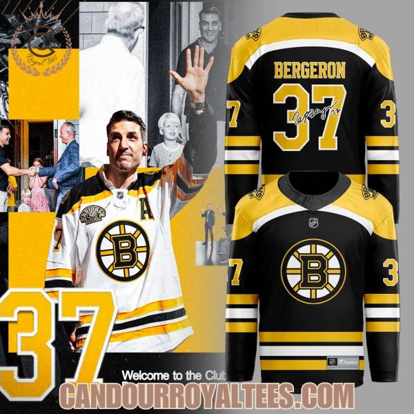 Boston Bruins x Patrice Bergeron Forever a cornerstone of Bruins history Hockey Jersey
