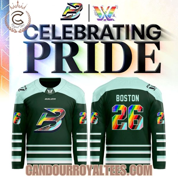 Boston Fleet Happy Pride Month 2026 Hockey Jersey