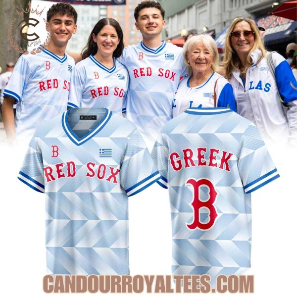 Boston Red Sox Greek American Celebration Jersey