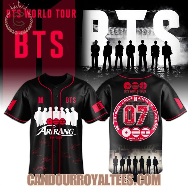 BTS x Arirang World Tour 2026 Jersey