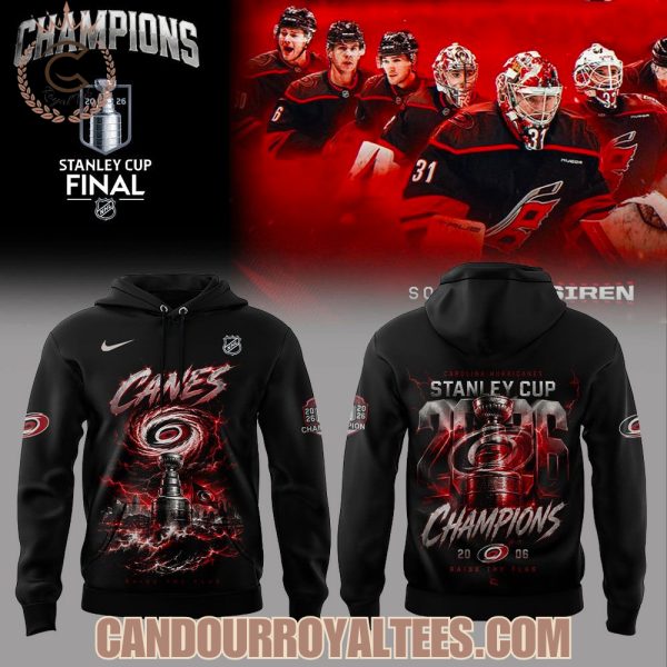 Carolina Hurricanes 2026 Stanley Cup Champions Hoodie