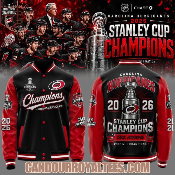 Carolina Hurricanes 2026 Stanley Cup Champions Jacket