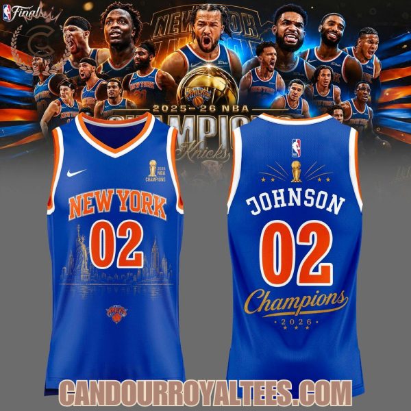 Champions NBA 2026 New York Knicks Jersey