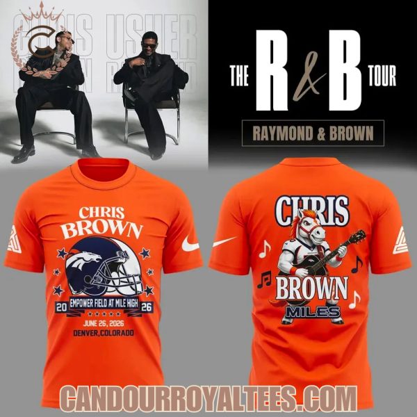 Chris Brown x Denver Broncos – The Raymond & Brown Tour Tshirt