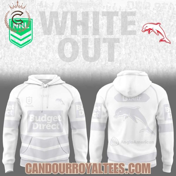 Dolphins White out Hoodie