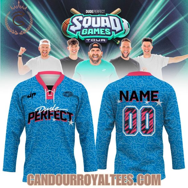 Dude Perfect Squad Games Tour 2026 Hockey Jersey