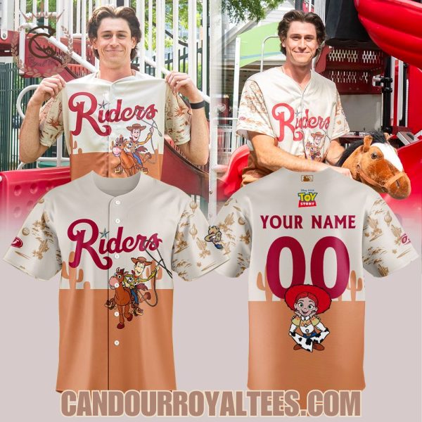 Frisco RoughRiders Toy Story Family Night Ride like the wind, Bullseye! Jersey