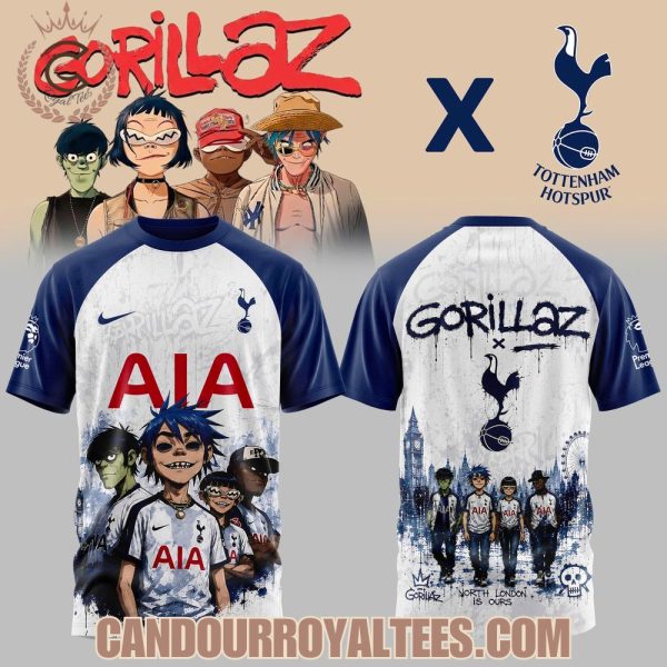 Gorillaz x Tottenham Hotspur Stadium 2026 Tshirt, Hoodie