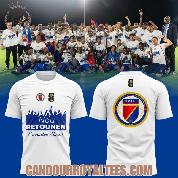 Haïtienne De Football Nou Retounen Tshirt