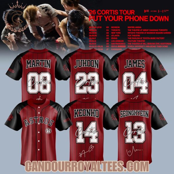 Houston Astros x Cortis Put Your Phone Down Tour Jersey