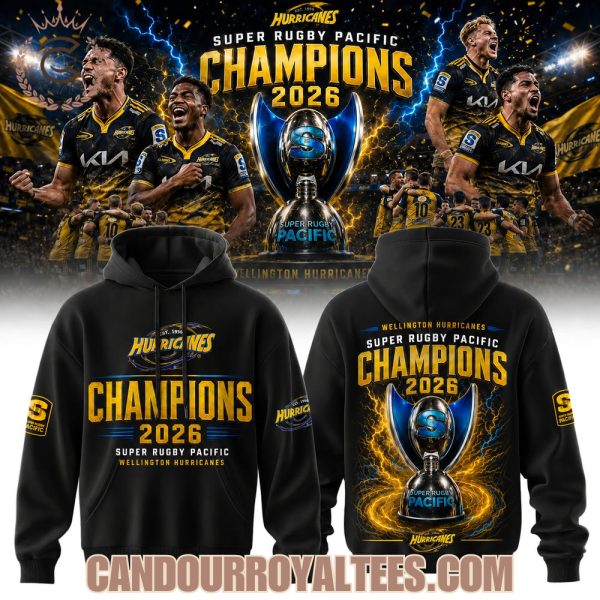 Hurricanes Super Rugby Champions 2026 Hoodie