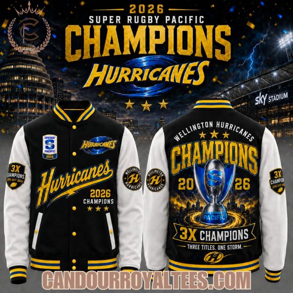 Hurricanes Super Rugby Champions 2026 Jacket