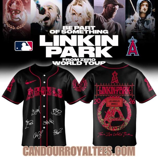 Los Angeles Angels x Linkin Park From Zero World Tour 2026 Jersey