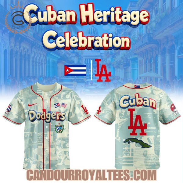 Los Angeles Dodgers Cuban Heritage Celebration 2026 Jersey