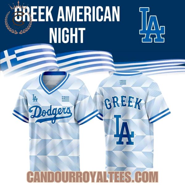 Los Angeles Dodgers Greek American Celebration Jersey