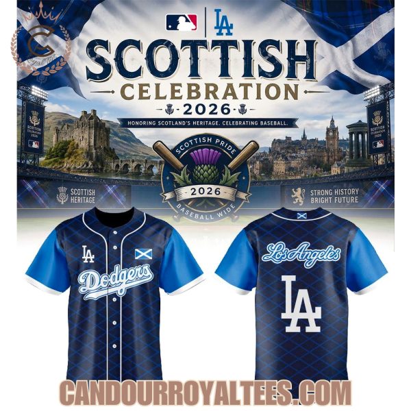 Los Angeles Dodgers Scottish Celebration 2026 Jersey