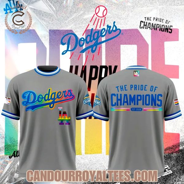 Los Angeles Dodgers The Pride Of Champions Tshirt