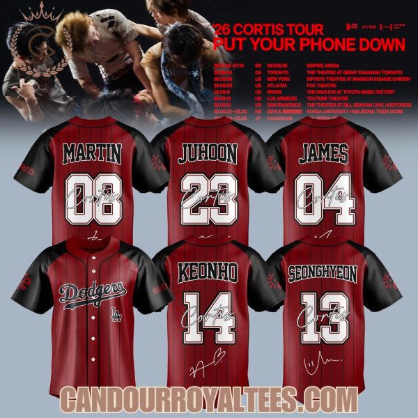 Los Angeles Dodgers x Cortis Put Your Phone Down Tour Jersey