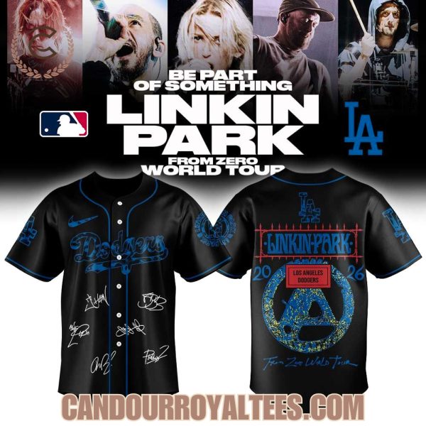 Los Angeles Dodgers x Linkin Park From Zero World Tour 2026 Jersey