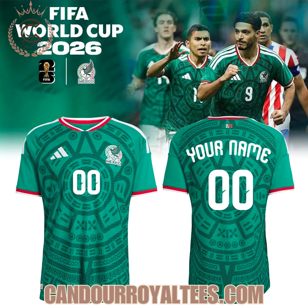 Mexico Football Club Custom Name and Number T shirt Mexico Football Club Custom Name and Number T shirt
