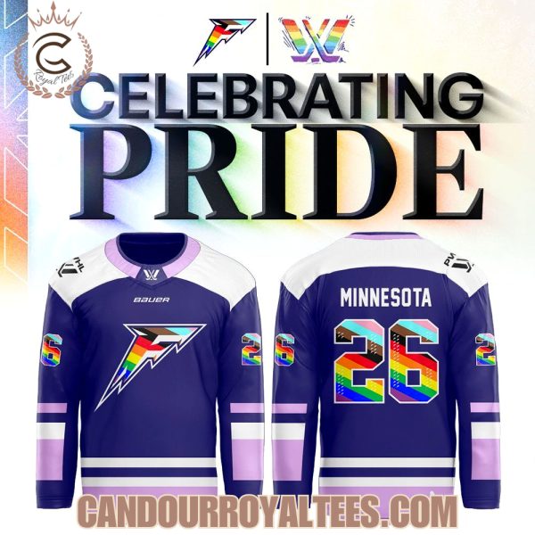 Minnesota Frost Happy Pride Month 2026 Hockey Jersey