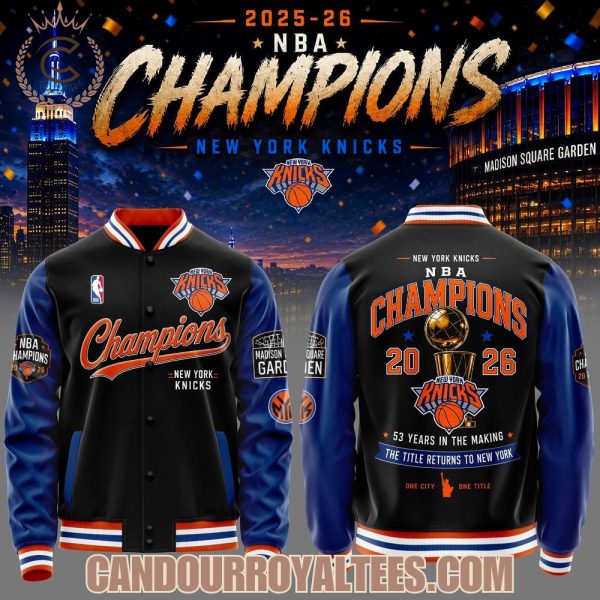 New York Knick 2026 NBA Champions Jacket