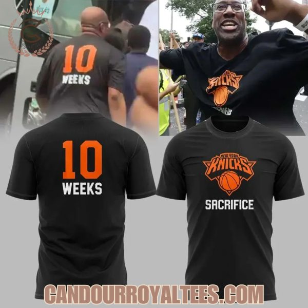New York Knicks 10 Weeks Sacrifice T-Shirt