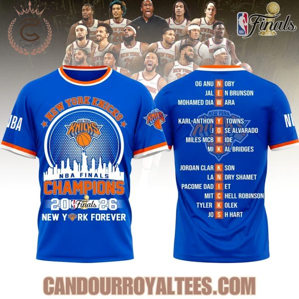 New York Knicks NBA Finals Champions 2026 Tshirt, Hoodie