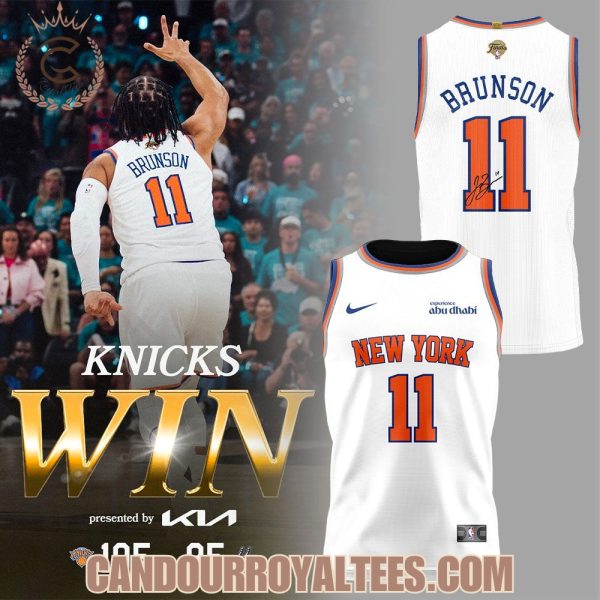 New York Knicks x Jalen Brunson The King Of New York Jersey
