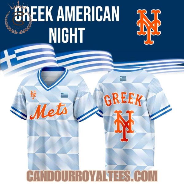 New York Mets Greek American Celebration Jersey