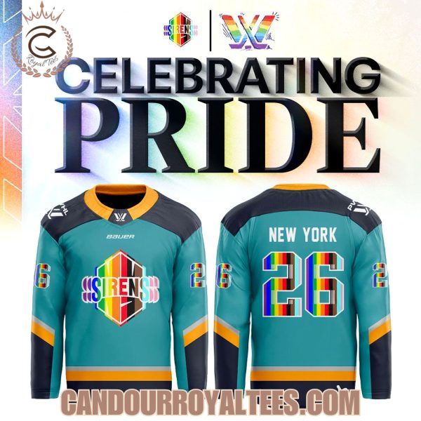 New York Sirens Pride Month 2026 Hockey Jersey