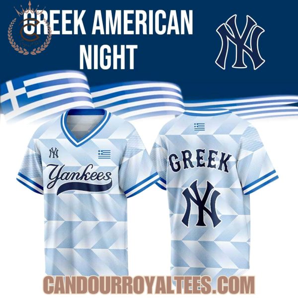 New York Yankees Greek American Celebration Jersey