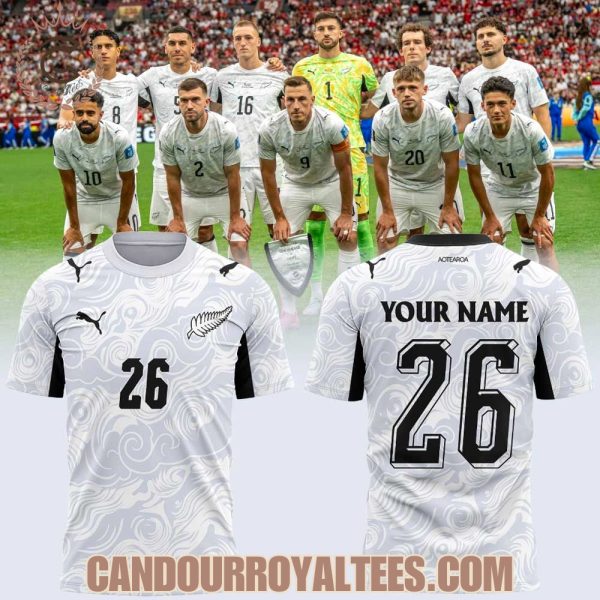 New Zealand Jersey 2026 World Cup White Shirt