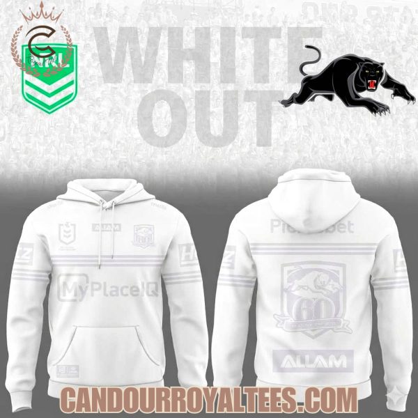 Penrith Panthers White out Hoodie