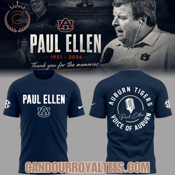 Remembering Paul Ellen – The Voice of Auburn Tshirt
