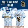Texas Rangers Greek American Celebration Jersey