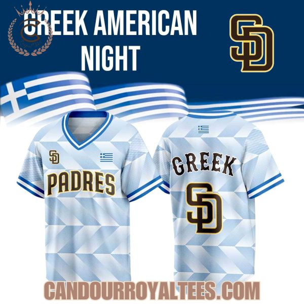 San Diego Padres Greek American Celebration Jersey