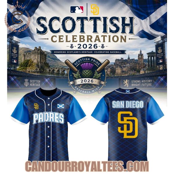 San Diego Padres Scottish Celebration 2026 Jersey