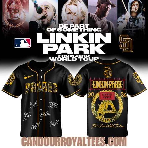 San Diego Padres x Linkin Park From Zero World Tour 2026 Jersey