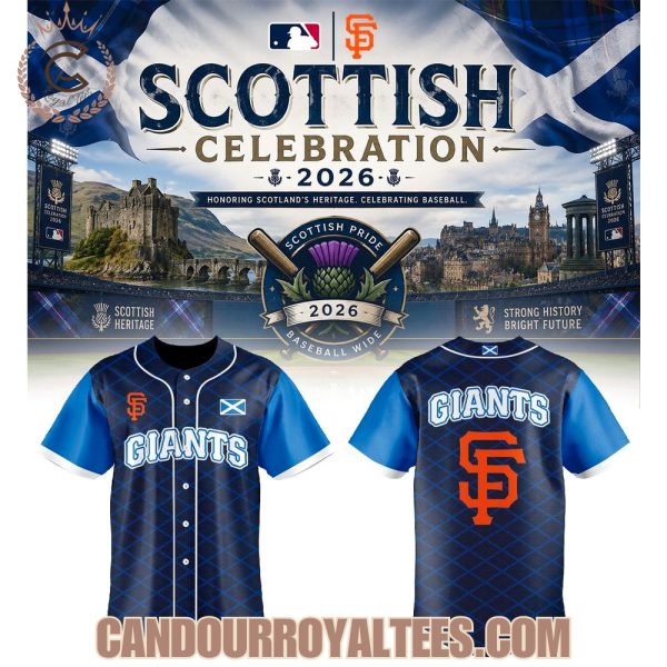 San Francisco Giants Scottish Celebration 2026 Jersey