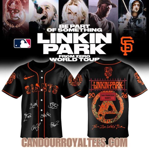 San Francisco Giants x Linkin Park From Zero World Tour 2026 Jersey