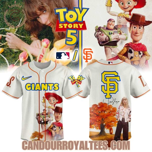 San Francisco Giants x Taylor Swift x Toy Story 5 Jersey