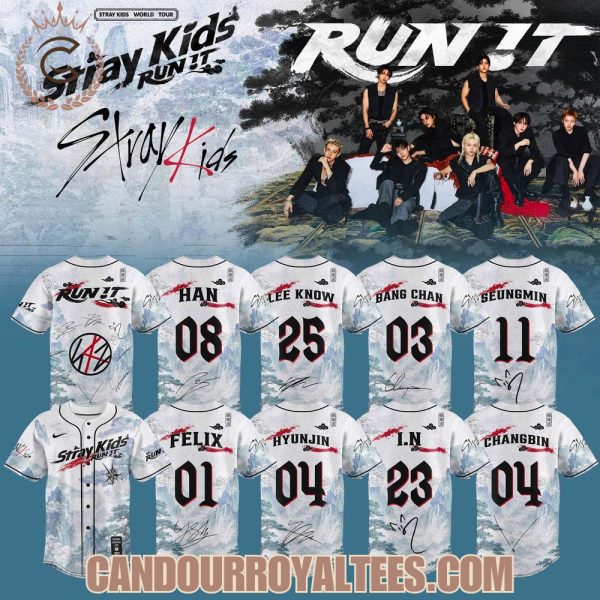 Stray Kids – Run It World Tour 2026 Jersey