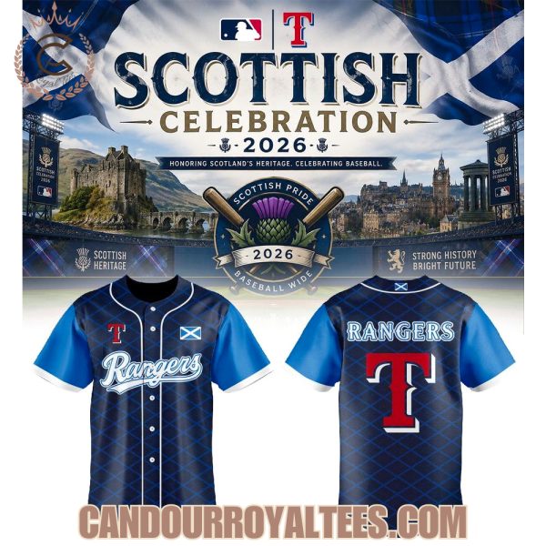 Texas Rangers Scottish Celebration 2026 Jersey