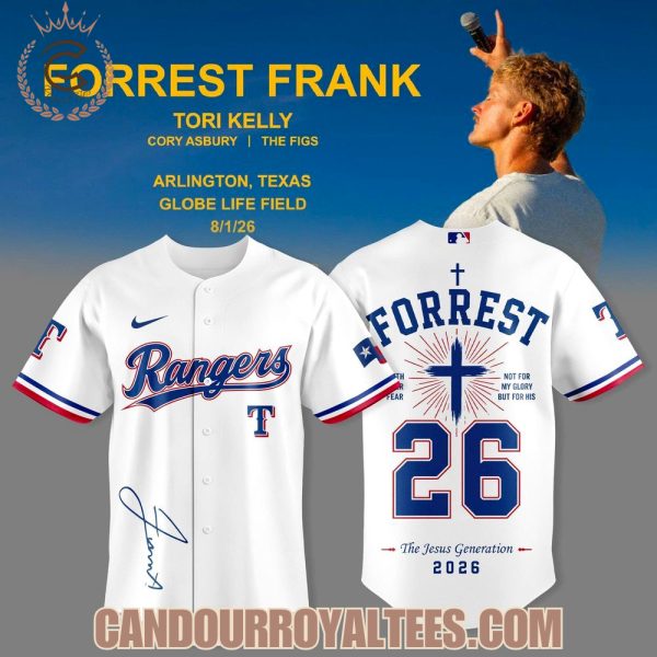 Texas Rangers x Forrest Frank The Jesus Generation Tour Jersey
