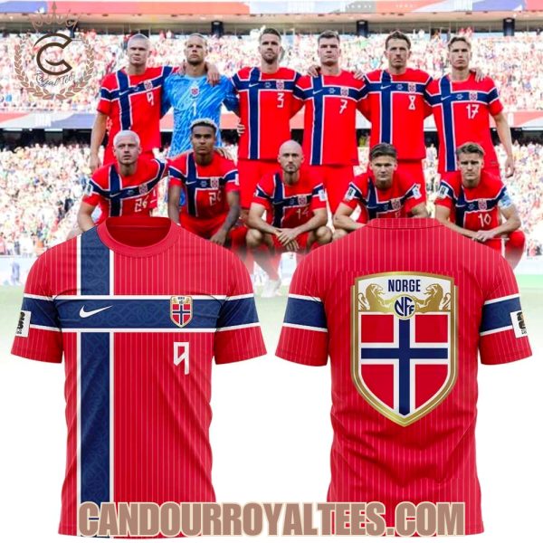 The 2026 World Cup kit for the Norwegian national team. Shirt
