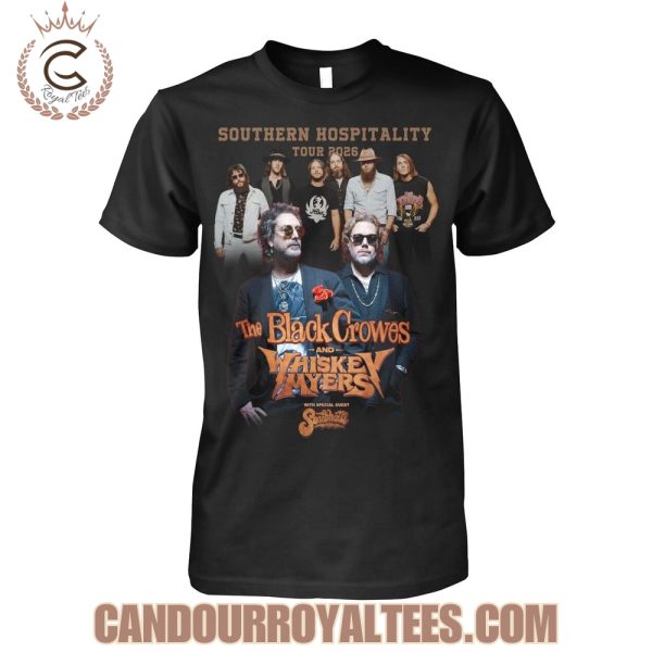 The Black Crowes And Whiskey Myers Southern Hospitality Tourr 2026 T-Shirt