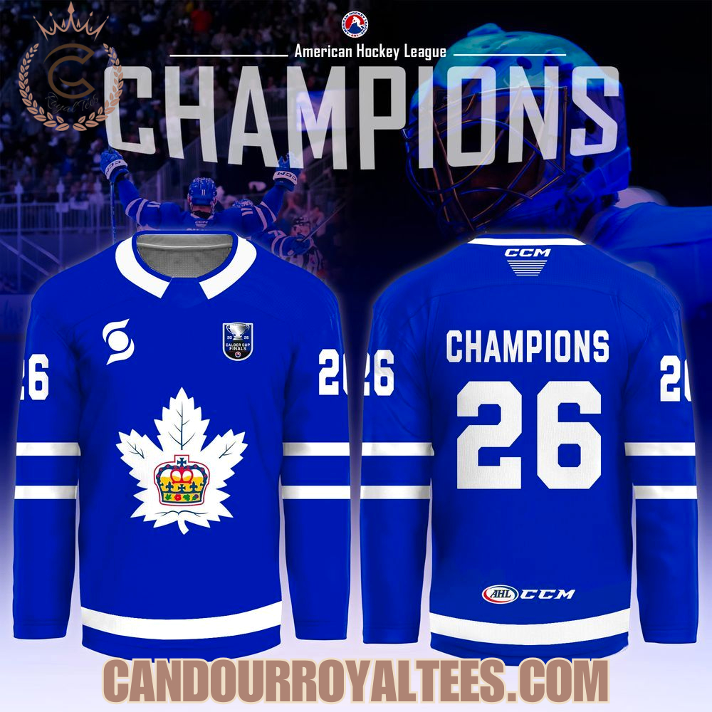 Toronto Marlies x American Hockey League Champions 2026 Jersey Toronto Marlies x American Hockey League Champions 2026 Jersey