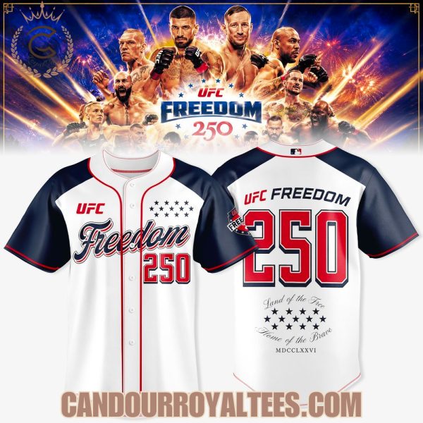 UFC Freedom 250 White House Exclusive Baseball Jersey