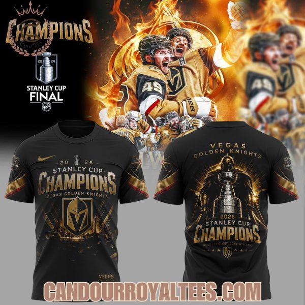 Vegas Golden Knights 2026 Stanley Cup Champions Tshirt, Hoodie